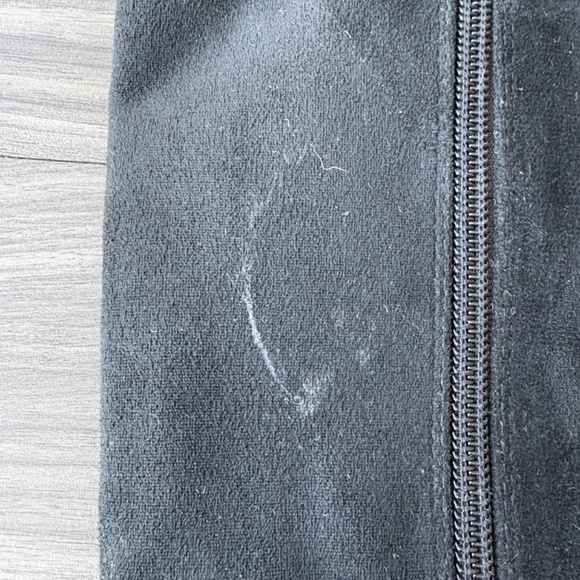 Givana Knee High Black Suede Block Heeled Boots Size 37 - Picture 7 of 8